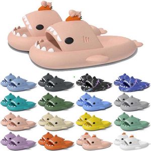 Livraison gratuite Designer Shark Slides One Sandal Pantoufle pour hommes Femmes GAI Sandales Pantoufle Mules Hommes Femmes Pantoufles Formateurs Tongs Sandles Color47