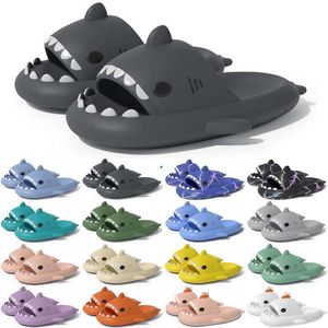 Livraison gratuite Designer Shark Slides One Sandal Pantoufle pour hommes Femmes GAI Sandales Pantoufle Mules Hommes Femmes Pantoufles Formateurs Tongs Sandles Color51