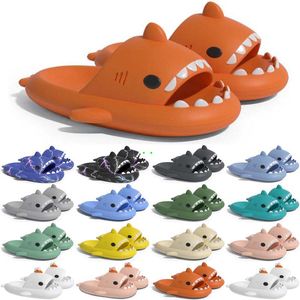 Gratis verzending Designer shark slides sandaal GAI slipper sliders voor mannen vrouwen sandalen slide pantoufle muilezels heren dames slippers trainers sandles color65