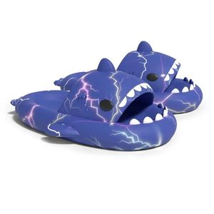 Vente promotionnelle et livraison gratuite Designer Shark Slides Sandal Slipper Sliders pour hommes Femmes Sandales Slide Pantoufle Mules Hommes Femmes Pantoufles Trainer Slides
