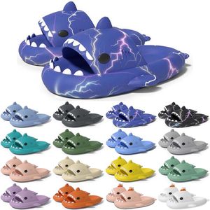 Gratis verzendingontwerper Shark Glaides Sandaalschuifschuifjes voor mannen Sandalen Sandalen GLID PANTOUFLE MULES MENS MENS Dames Slippels Trainers slippers Sandles Color49