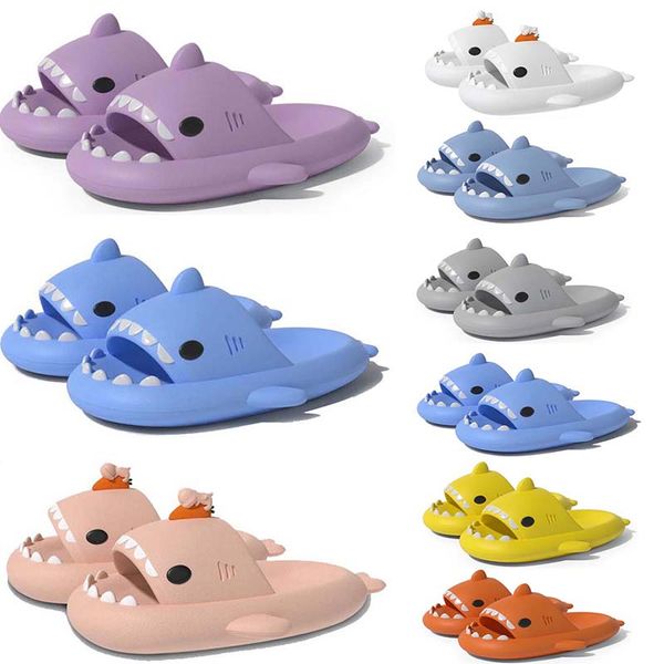 Livraison Gratuite Designer Shark Slides Sandal Slipper Sliders pour hommes Femmes GAI Sandales Pantoufle Mules Hommes Femmes Pantoufles Formateurs Tongs Sandles