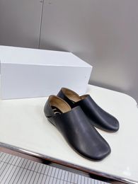 Designer Schapenleer Speelgoed Platte schoenen L oewe Vrouwen Campo casual slippers luxe hoogwaardige Balletschoenen Maat 35-40