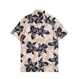 Designer Shirt 24ss Heren Button Up Shirts print bowlingshirt Hawaii Floral Casual Shirts Mannen Slim Fit Korte Mouw Jurk Hawaiiaans t-shirt M-3XL 03