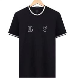 Chemise de designer bos t-shirt street tshirt décontracté boss masculs polo chemise lâche hommes femmes tshirts de luxe d'été