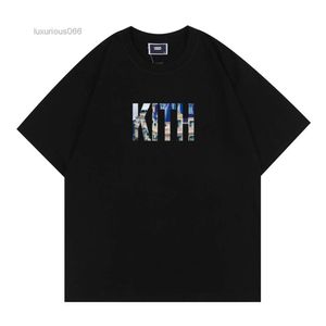 Chemise de créateur Kith T-shirt surdimensionné hommes t-shirts de haute qualité décontracté t-shirts d'été taille américaine S-xxl