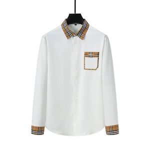 chemise de créateur hommes bouton décontracté chemise habillée chemises d'affaires formelles chemises décontractées à manches longues pour hommes vêtements T-shirt respirants