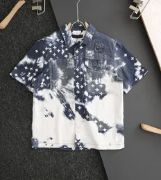 Designer shirt heren knop omhoog shirts print shirt Hawaii 2024 bloemen casual shirts mannen korte mouw jurk Hawaiian t-shirt