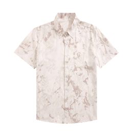 Designer Shirt Mens Button Up Chemises imprimer chemise Hawaii Floral Casual Shirts Hommes Robe À Manches Courtes Hawaiian tees m-3xl ll