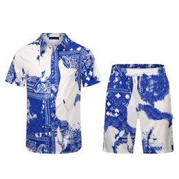 Designer Shirt Heren Button Up Shirts print bowlingshirt Hawaii Bloemen Casual Shirts Heren Jurk Hawaiiaans t-shirt s-2xl