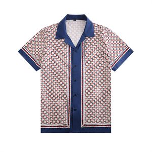 Chemise de créateurs Butte les chemises imprimées chemises de bowling Hawaii Shirts décontractés floraux hommes slim fit courte robe à manches