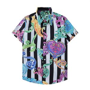 Designer Shirt Mens Button Up Shirts imprimer chemise de bowling Hawaii Floral Casual Shirts Hommes Slim Fit Robe à manches courtes T-shirt hawaïen M-3XL U13