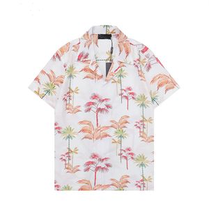 Camisa de diseñador Camisas abotonadas para hombre Camisa de bolos estampada Hawaii Camisas casuales florales Hombres Slim Fit Vestido de manga corta Camiseta hawaiana M-3XL UG4