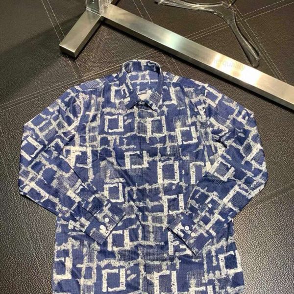 Camisa de diseñador para hombre, polo, chaqueta jacquard, marca de lujo italiana, ropa para hombre, cárdigan informal, abrigo, camiseta de manga larga