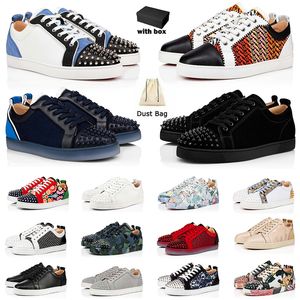 Red Bottoms Luxury Designers Mens Casual Shoes Womens Fashion Fashion Sneakers Designer Chaussures Low Black Blanc Coup Coup Tripler Tripler Vintage Luxury Trainers