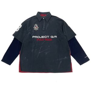 Chemise de créateurs Project de chemises de printemps à manches courtes pour hommes à manches courtes à manches courtes masculines Automne Fashion Unisexe Long Streetwear décontracté lâche pour vieil 75