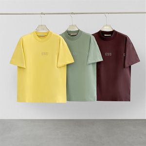 Camisa de diseñador Camiseta para hombre Camiseta de diseñador para mujer Versión superior 280 g Proceso de impresión de espuma de algodón puro Diseño de letras 3D Camisas de cuello redondo Precio al por mayor
