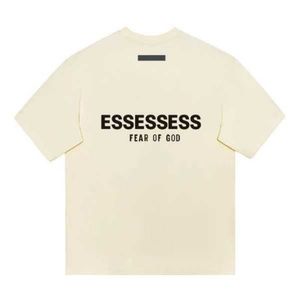 Chemises de créateurs Essentiment T-shirt Street Casual Essentail Tshirt Loose Men Femmes Summer Essen Tshen Pirst Print Tops Tees Essentiel T-shirt9
