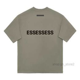 Chemises de créateurs Essentialshirt Hommes Street Casual Essent Tshirt Lâche Femmes Été Luxe Shorts T-shirts Poitrine Imprimer Mode Tops T-shirts T-shirt Esstenials 9 H1SR