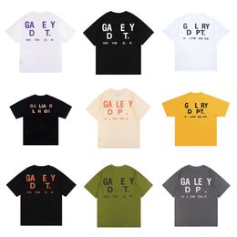 Chemises de créateurs pour hommes T-shirt graphique Gall Letter Depts Casual Tshirt T-shirt Luxe Womens Designer Cabille pour femmes