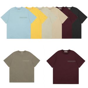 Chemises de créateurs T-shirts pour hommes Cotton Owner's Club Tee Brown Reprreesent Gris Vert Bleu Casual Manches Courtes Vêtements de mode surdimensionnés Taille S-XL