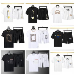 designer shirts polo t-shirt heren trainingspakken mannen cultuur jumpsuit shirt zomer Merk casual klassiek broderie motief mouw tot mouw kort ademend kort pak polo's