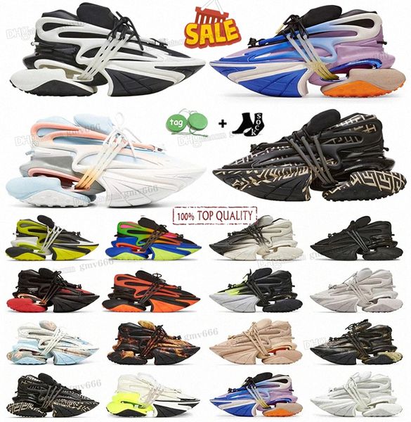 Designer chaussure Mode Sneakers Luxe Cuir Hommes Femmes Baskets Basses en Néoprène Épais Plate-Forme Semelles chaussures i9iv #