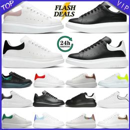 Designer Shoe Leather Lace Up Fashion Platform Sneakers Men Black Witte Heren Veet Suede Casual schoenen Chaussures de Espadrilles