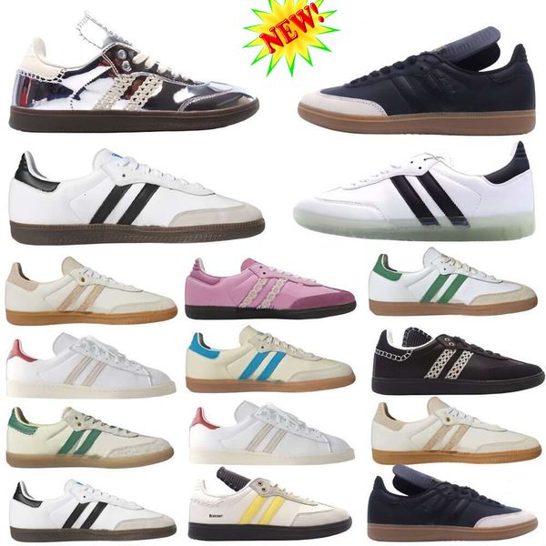 Zapato de diseñador Vegano OG Zapatos casuales para hombres, mujeres, entrenadores de diseñador de alta calidad, nube, núcleo blanco, bonners negros, colegial, goma verde, zapatillas de deporte planas al aire libre