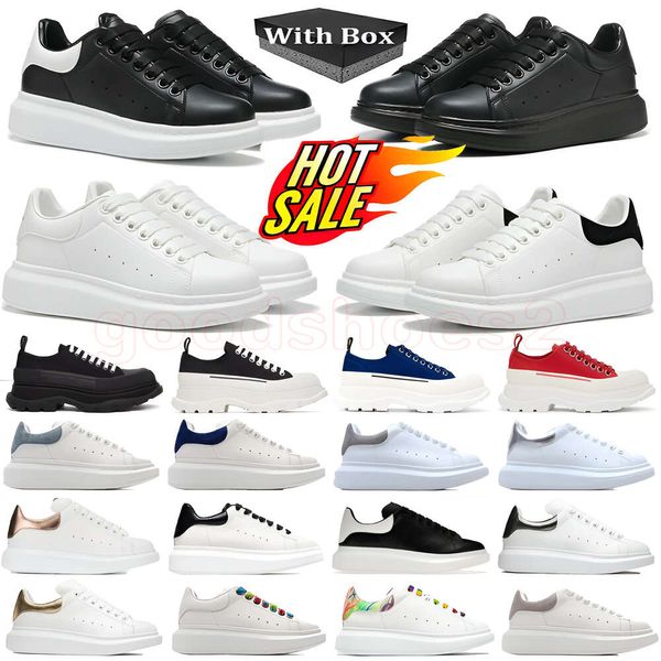 Chaussure de créateurs blancs hommes pour hommes de luxe velours en daim chaussures décontractées en cuir lacet up plateforme de mode baskets hommes noir de espadrilles taille 36-45