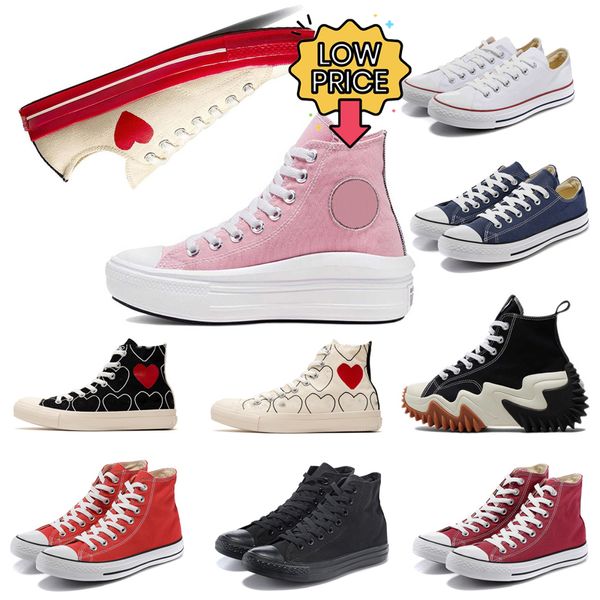 Zapatos de diseñador Zapatos casuales clásicos de la década de 1970 para hombre y mujer estrella Chuck 70 1970 todas las zapatillas de deporte plataforma stras zapato Nombre conjunto zapatillas de deporte de lona para hombre