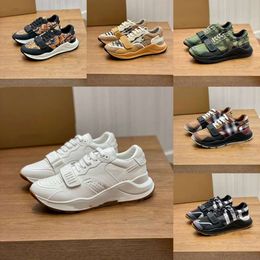 Chaussures de créateurs Arthur Chaussures rayées Vintage Sneakers Femmes Mentes Fashion Fashion Trainers Vérifiez la plate-forme à lacets coton Sneaker 35-44