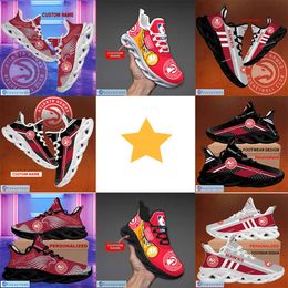 Designer schoenen Atlanta Hawks basketbalschoenen Dejounte Murray Dylan Windler Onyeka Okongwu Clint Capela Mens Dames Flats Sneaker Trent Forrest Custom Shoes