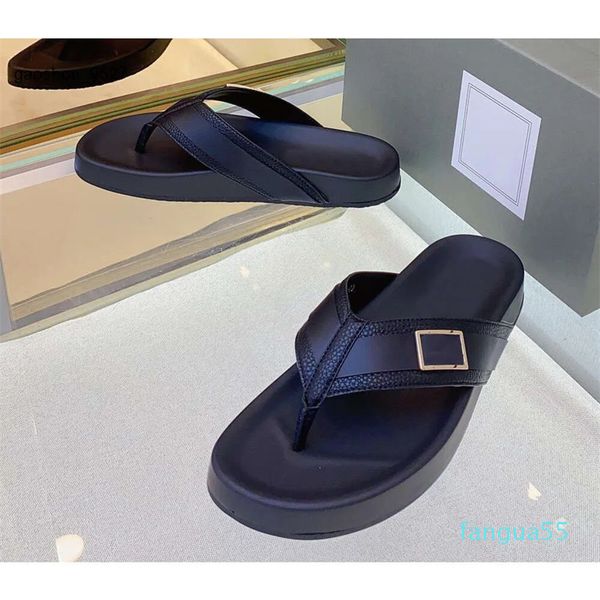 Zapatos de diseñador Bolsa Tomlies Fordlies Zapatillas de playa planas de doble capa Resbalón de viaje al aire libre Hombres Sandalia Zapatilla