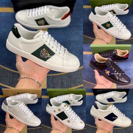 Designer schoenen Bee Ace sneakers lage heren damesschoenen hoge kwaliteit tijger geborduurd zwart wit groene strepen wandelen sneakers 35-48