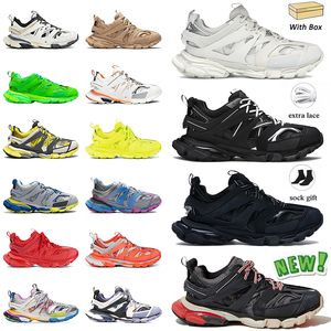 Chaussures de créateurs Belenciaga Femmes Hommes Chaussures Casual Track 3 3.0 Baskets Top Qualité Mode Baskets De Luxe Marine Lime Vert Rouge Orange Baskets 35-46 Dhgate