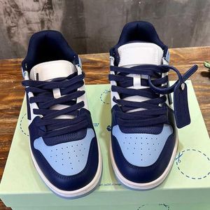 Designer schoenen blauwe vintage pijlpunt schoenen uit heren sneakers merk kant pijlpunt dames lage top casual teen laag kalfsleer bovenste R Fvhd