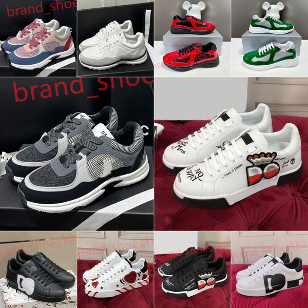 zapatos de diseñador zapatos de marca zapatillas de deporte zapatos casuales zapatillas planas zapatos para hombre zapatos de mujer cuero de lujo graffiti negro blanco nota musical amor parche bordado de corazón