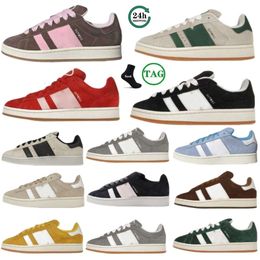 Chaussures de créateurs Campus 00s Baskets en daim Gris Noir Vert foncé Wonder WhiteValentines Day Semi Lucid Blue Ambient Sky Hommes Femmes Baskets décontractées