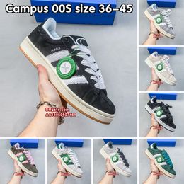 Zapatos de diseñador Casual Campus 00s Zapatillas de deporte de gamuza Zapatos para hombre Korn Verde oscuro Nube Blanco Gris Blanco Ambiente Cielo Al aire libre Para hombre Entrenadores para mujer Zapato de lujo