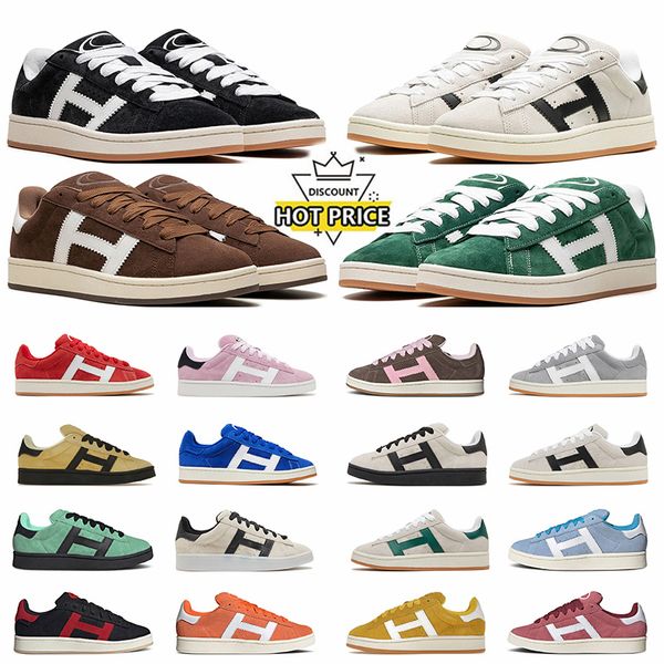 Chaussures de designer Oos décontractés pour hommes femmes léopard imprimé bas noir blanc gum gums galles bonner beige foncé vert gris marine camp sportif baskets