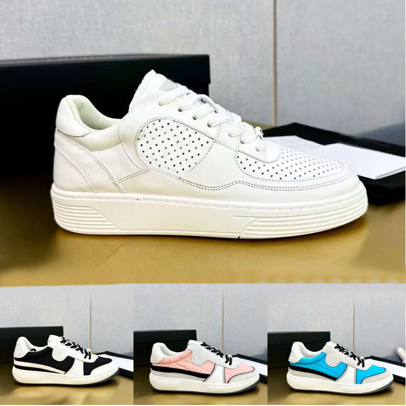 Designerschuhe Casual Schuh neue Damenschuhe Leder Schnürschnee Sneaker Lady Plattform Running Trainer Flat Bottom Woman Gym Turnschuhe große Größe 35-40-41 US4-US10 mit Kasten