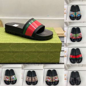 Chaussures de créateurs Chaussures de sport Classiques Sandales Pantoufles Femmes Caoutchouc Mode Sandale Hommes Femmes G Blooms Floral Slipper Chaussures Plates Slide Bee Designer Sandal Taille 36-48