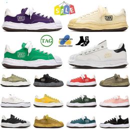 Chaussures de créateurs Chaussures décontractées Mocassins 2024 Baskets MMY Plate-forme Plate Beige Violet Vert Noir Blanc Maison Mihara Yasuhiro Hommes Femmes Baskets Taille 35-44