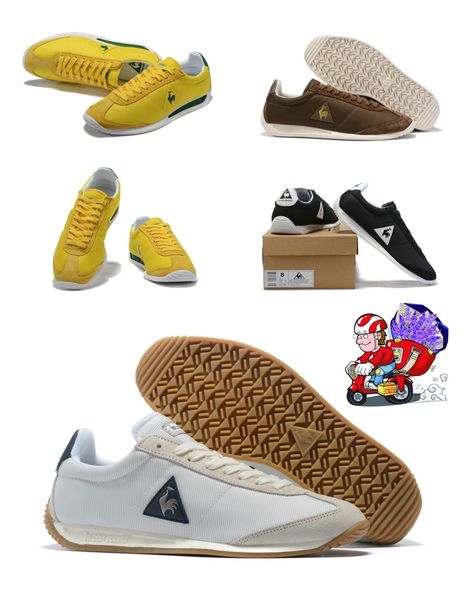 Zapatos de diseñador zapatos casuales zapatillas de zapatillas para mujeres hombres suaves trotadores 36-44 blanco blanco azul amarillo envío gratis gallo clásico francés gai gai