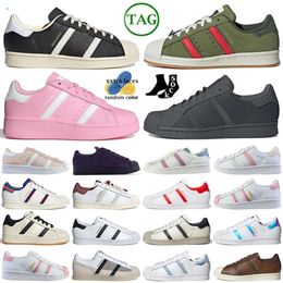 Chaussures de créateurs Chaussures décontractées superstar blanc tortues adolescentes noires xlg rose sylla gris brun foncé w ayoon vert taupe bleu marron et hommes chaussures décontractées sneakers