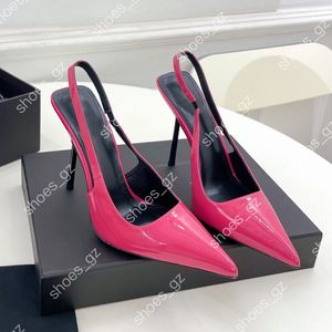 chaussures de créateur designer talons hauts femmes talon mince pointu à bout de cuir authentique nue noire de mariage en cuir femme