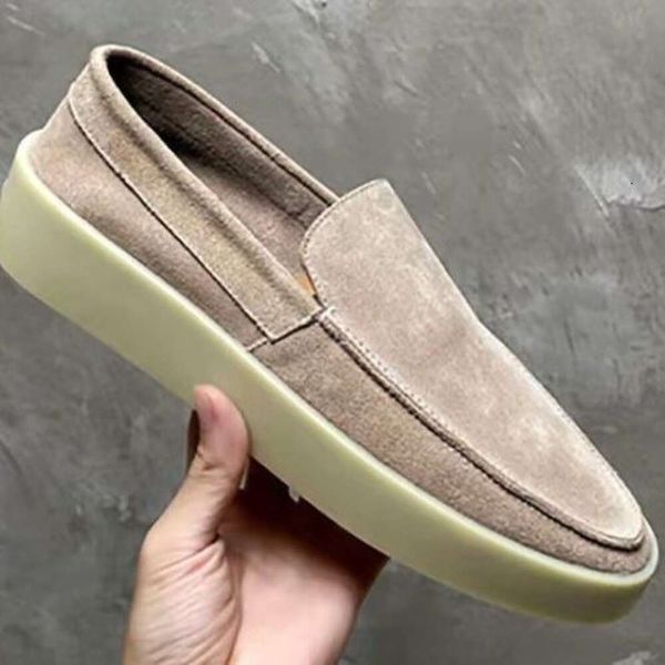 Zapatos de diseñador Essentiaas versión alta 1: 1 Zapatos para hombre Moda Nuevo Cuero genuino Transpirable Lazy Youth Tendencia Baja Zapatillas deportivas casuales de calidad superior