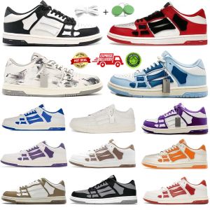 Chaussures de créateurs Chaussures de mode Skelet Bones Runner Top Low Skel Skeleton Femmes Hommes Luxe Bleu Rouge Blanc Noir Vert Gris Original 35-46