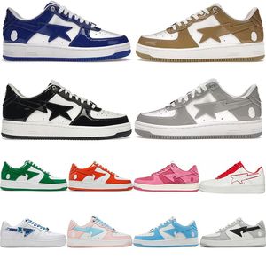 Designerschoenen voor heren Dames Ster Zwart Wit Haai Lakleer Lichtgrijs Paars Rood Groen Luxe design sneaker Plat Platform de Chaussures Gele sneakers